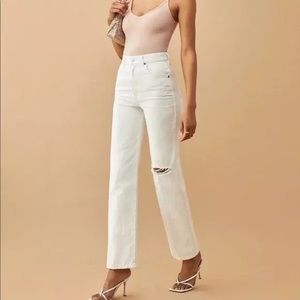 New- Reformations Cowboy High Rise Straight Jean